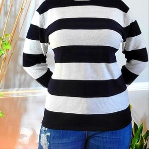 Zara womens/men's striped pullover shirt